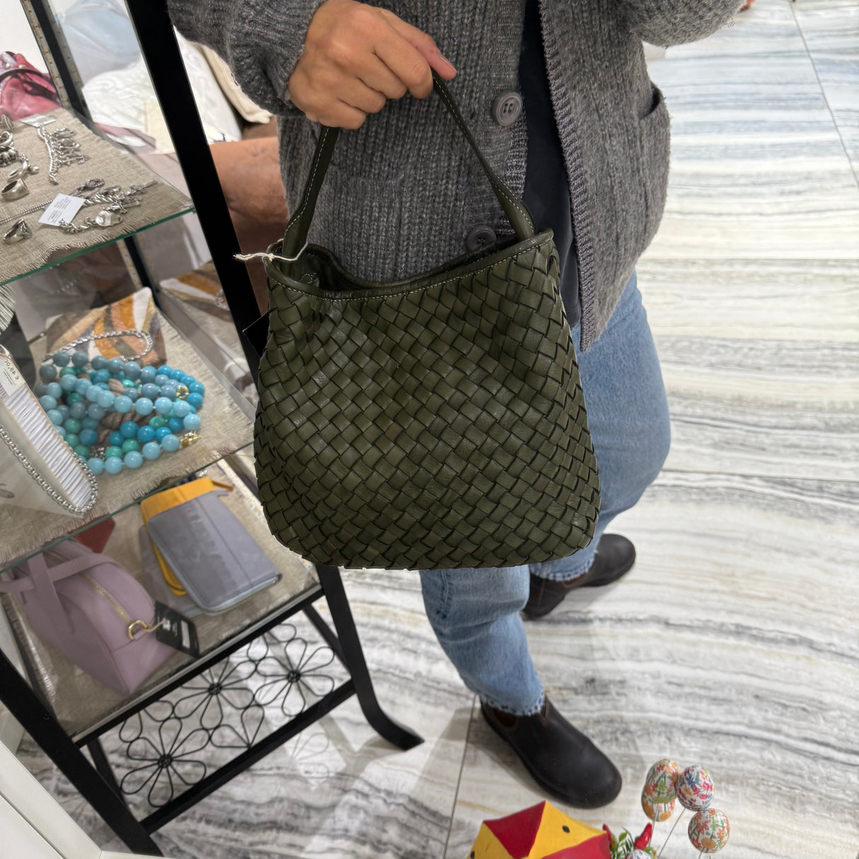 Borsa Mirtilla Big Verde Militare