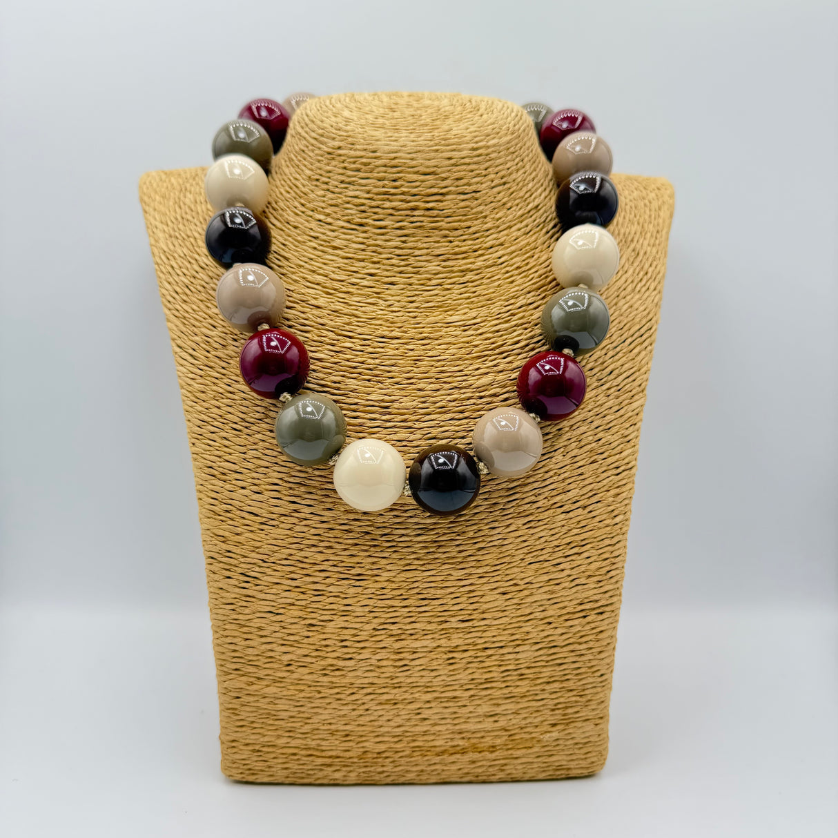 Collana sfere in Resina Multicolor 3