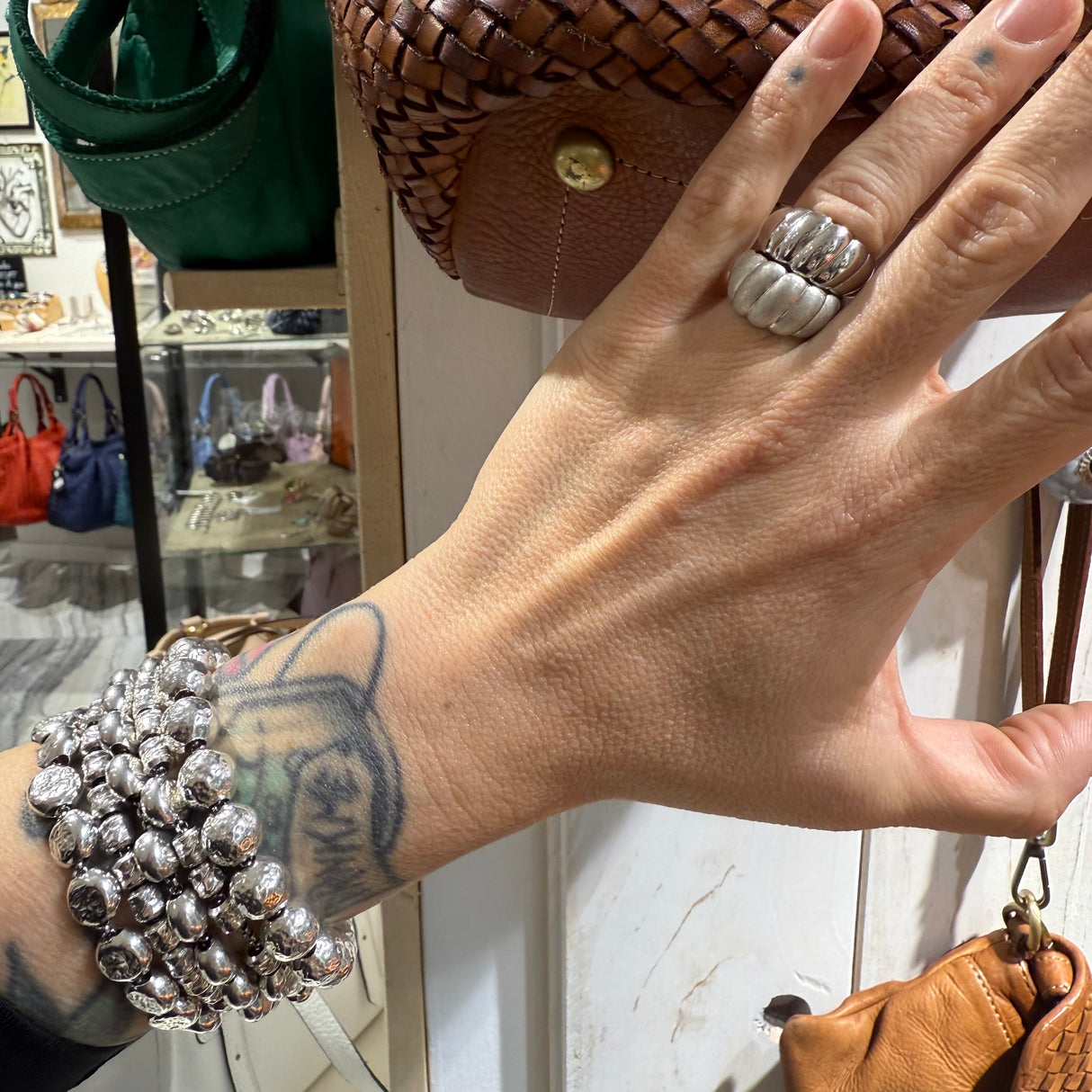 Coppia fasce Croissant Argento925