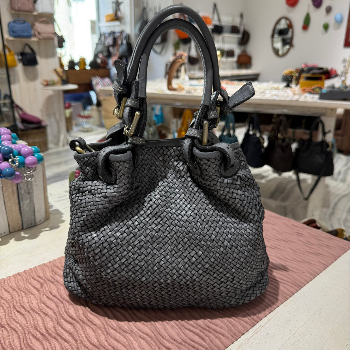 Borsa Rachele Small Grigio chiaro