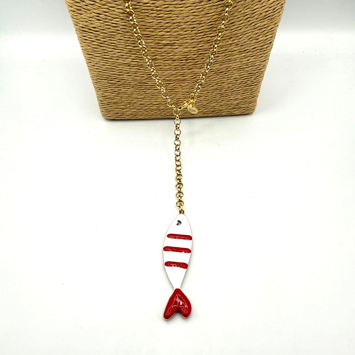 Collana Sardina Acciaio inossidabile