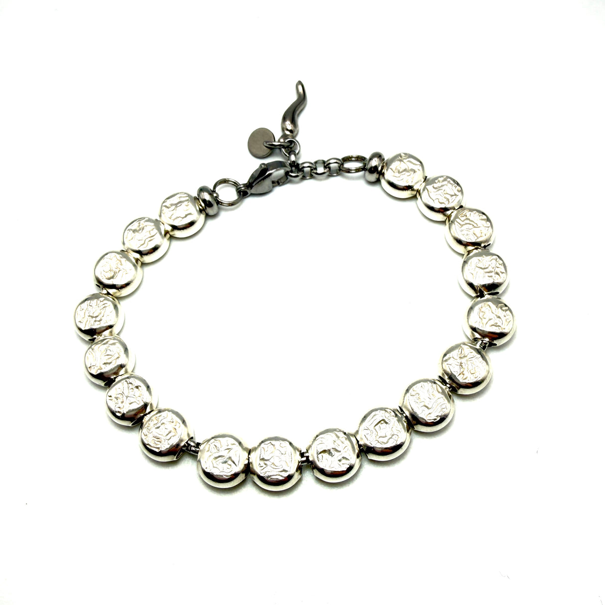 Bracciale Pepite Martellate Big Argento925