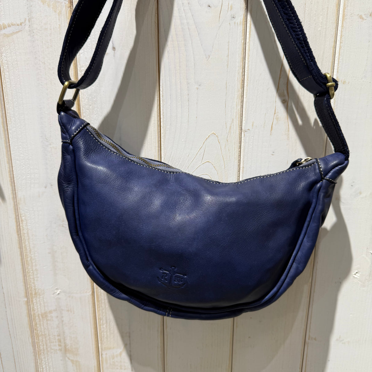 Borsa Marsupio Mezzaluna Blu