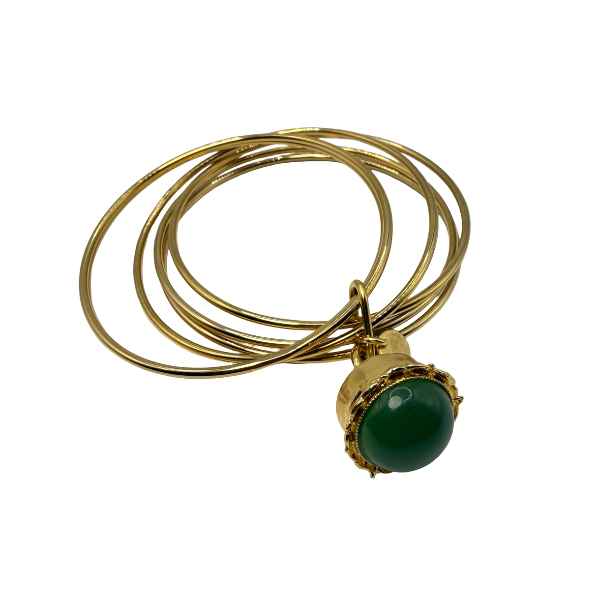 Bracciale 6 fili Lanterna Campana Verde