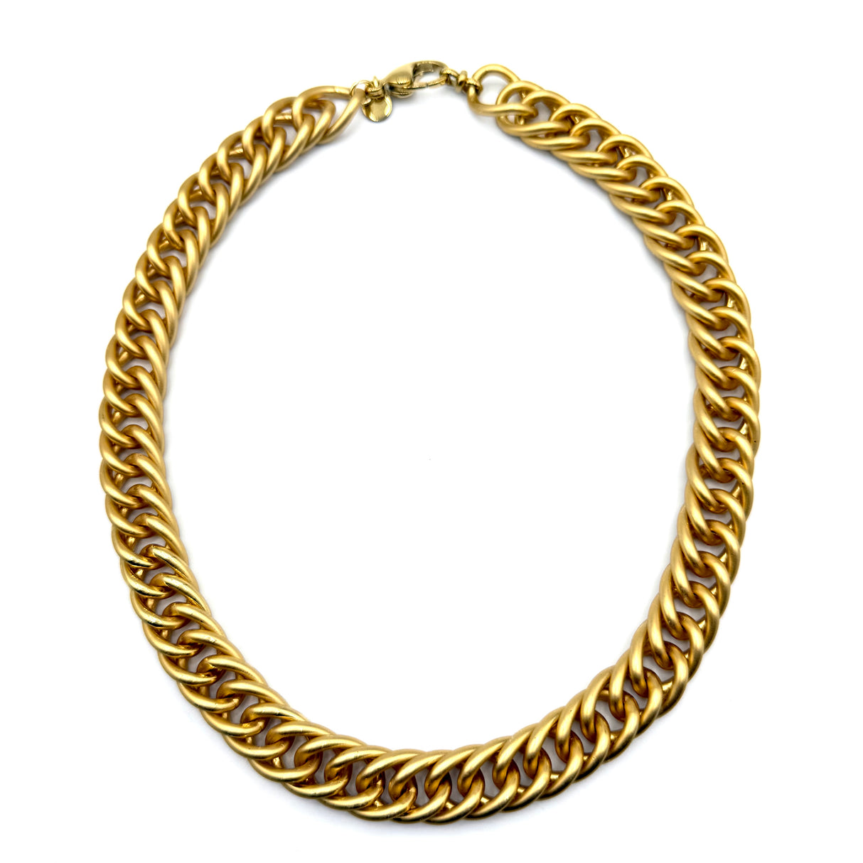 Collana Grumetta Spina di pesce Oro opaco