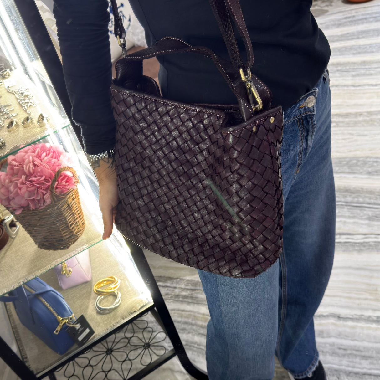 Borsa Mirtilla Big Borgogna