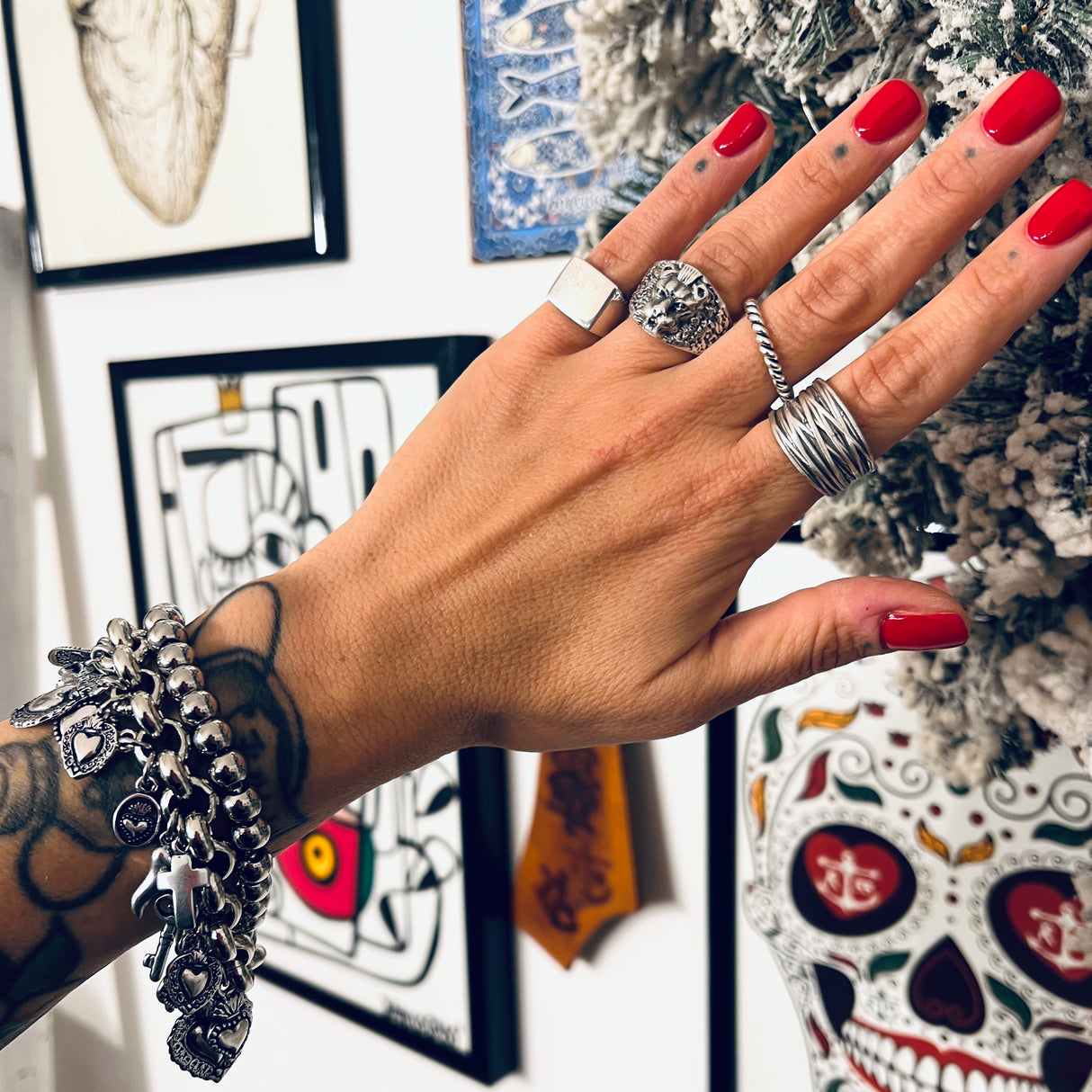 Collana e bracciale Lucky Cuore Sacro Silver DUO