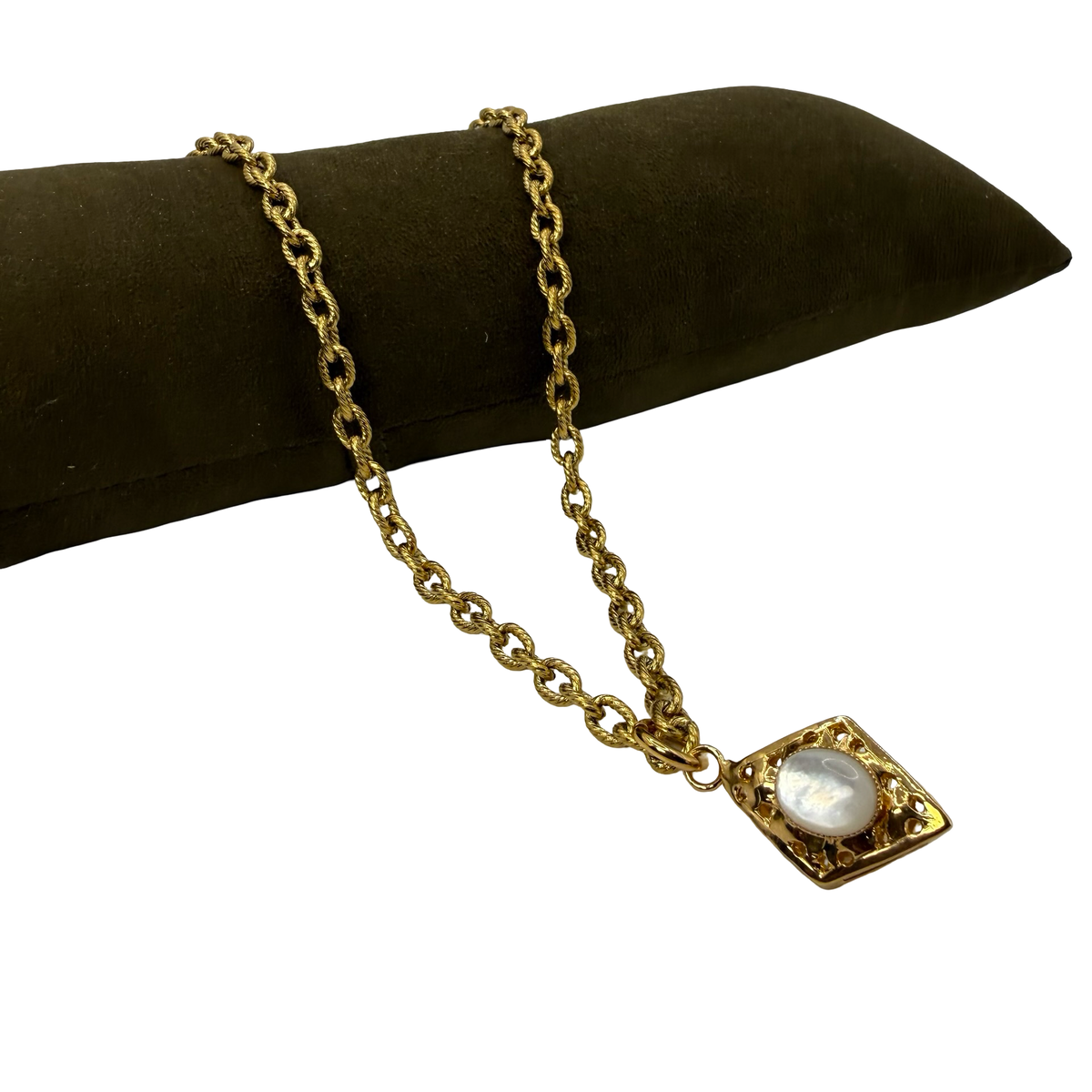 Collana Lanterna 9 Rombo Madreperla