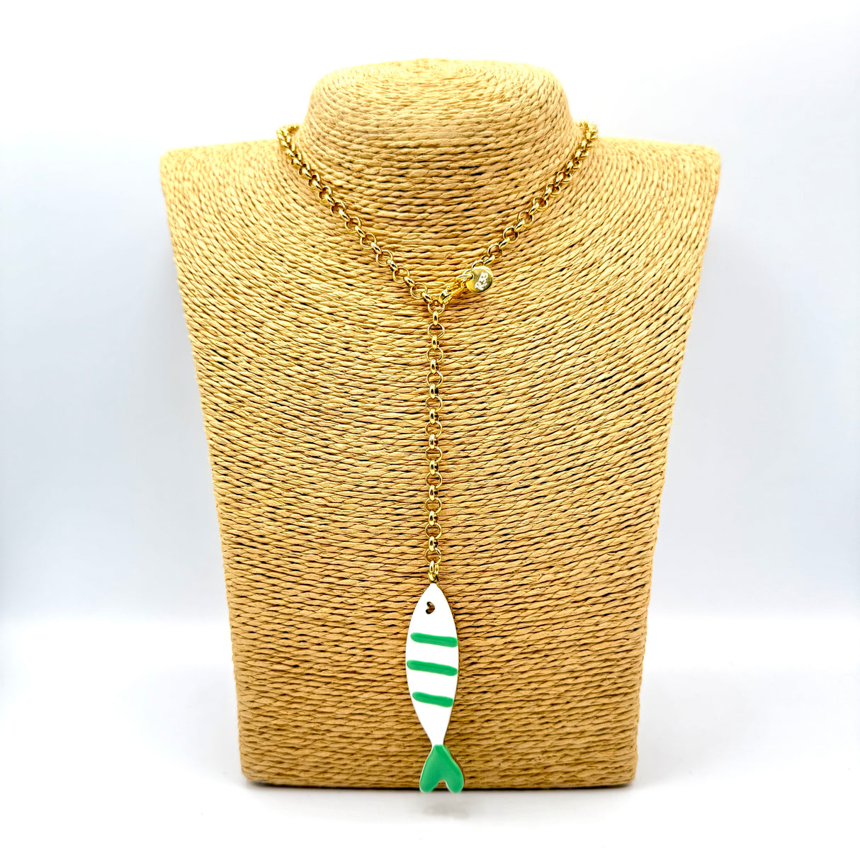 Collana Sardina Acciaio inossidabile