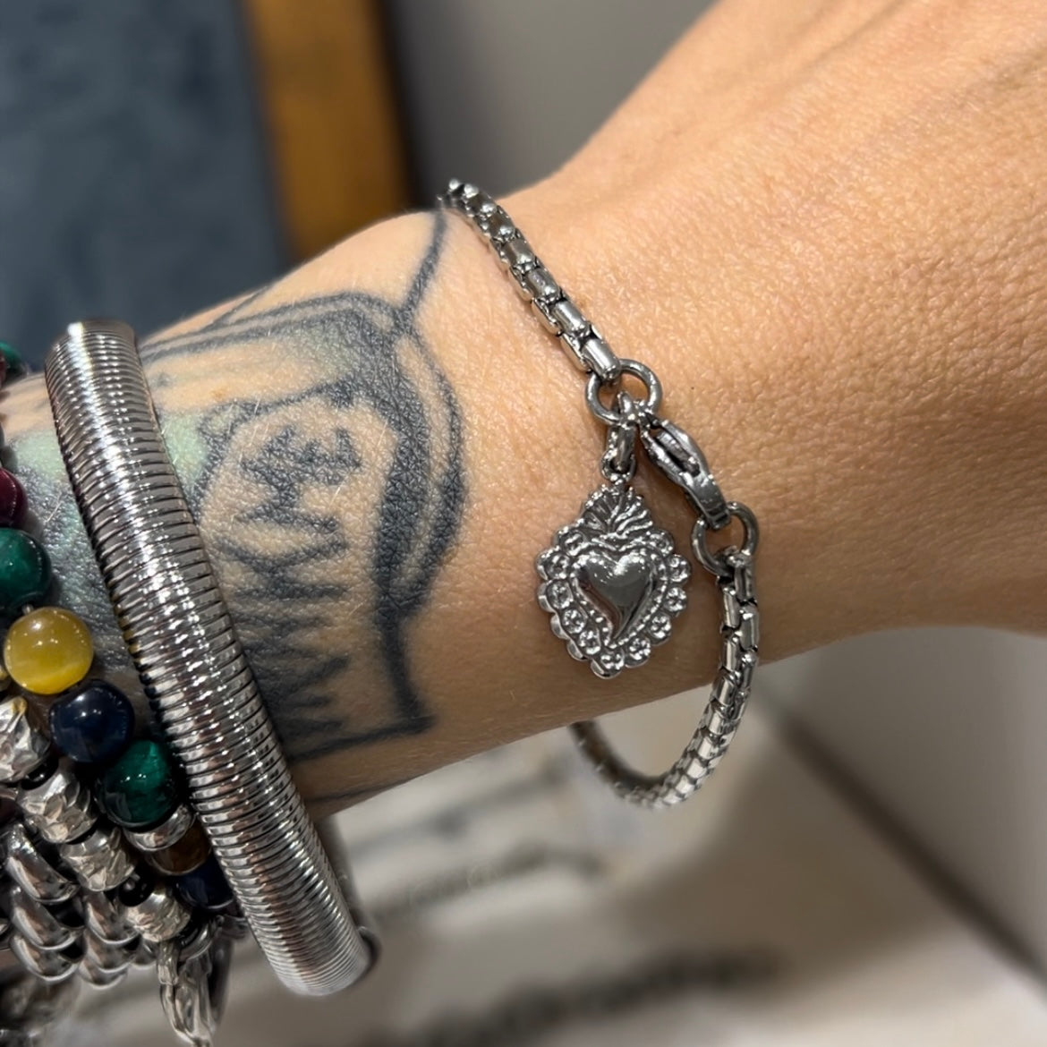 Bracciale Cuore sacro mini