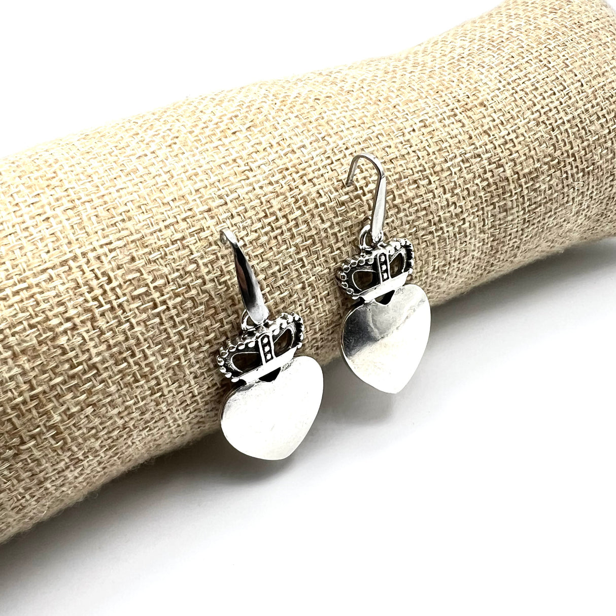 Orecchini Cuore Sacro Corona