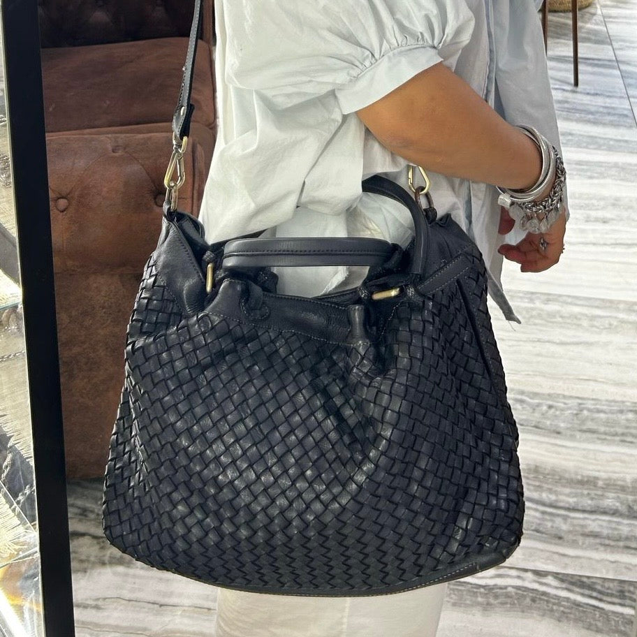 Borsa Intreccio Big Nera
