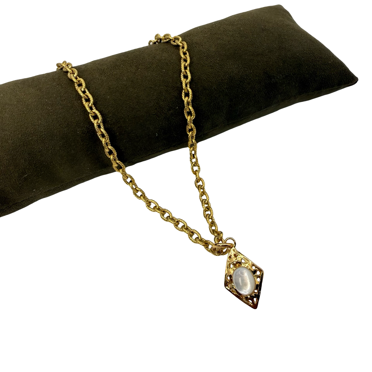 Collana Lanterna 9 Rombo Madreperla