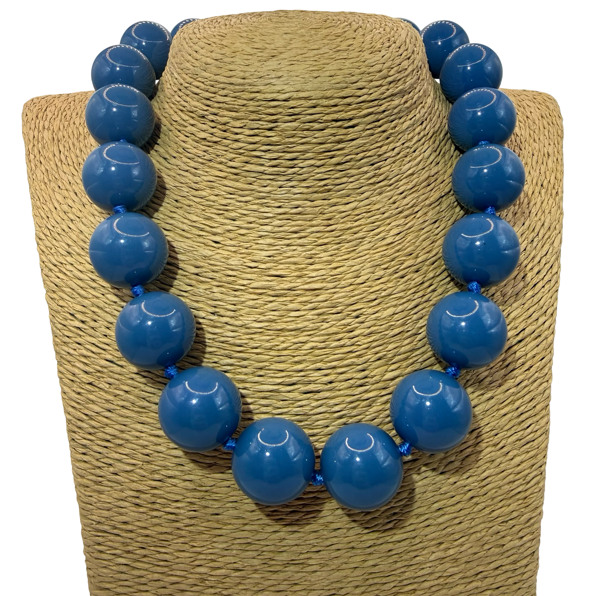 Collana Resina Indaco