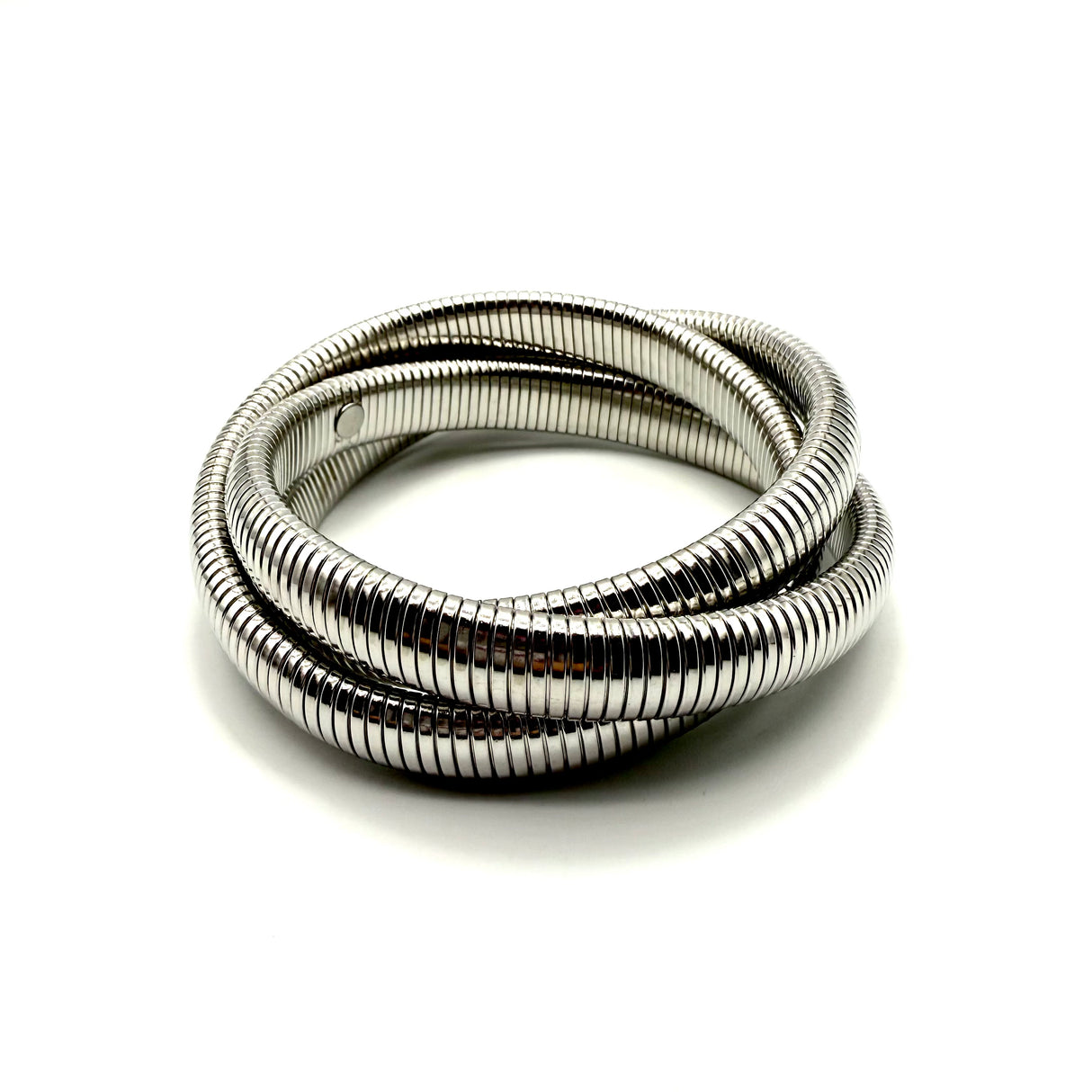 Tris Bracciali Tubogas Silver