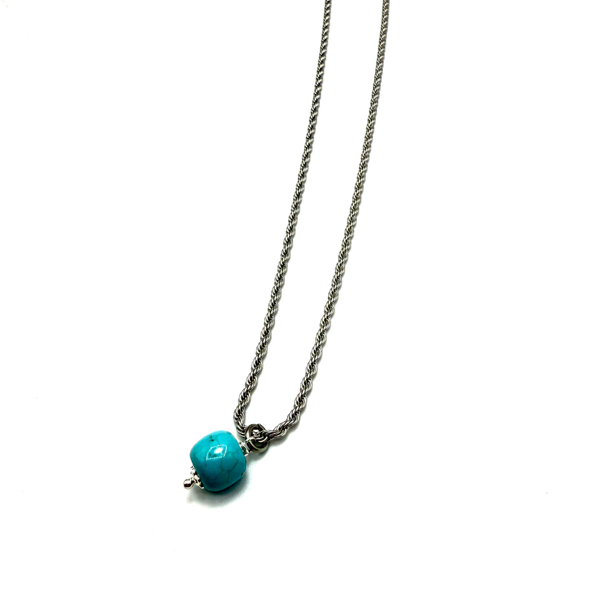 Collana Torcione Turchese