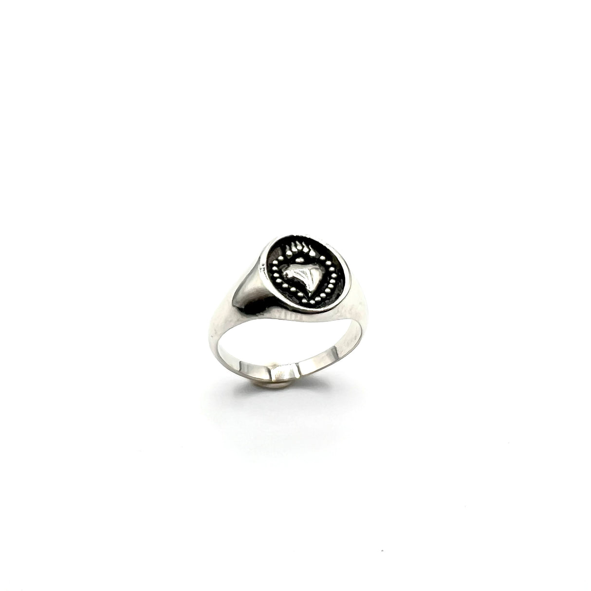 Anello Chevalier Cuore Sacro Argento925