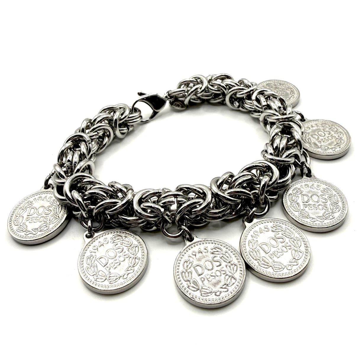 Bracciale Bizantina Big con Monete