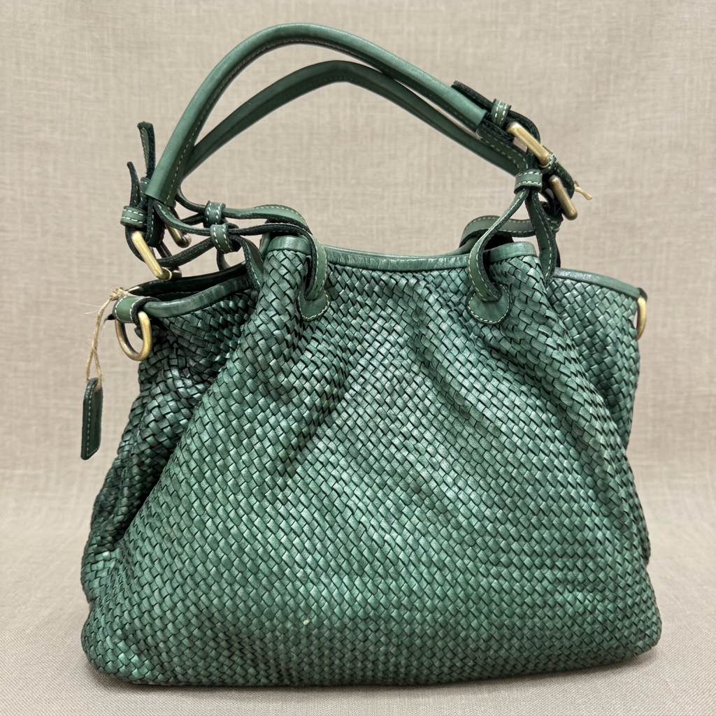 Borsa Rachele pelle Verde Foresta
