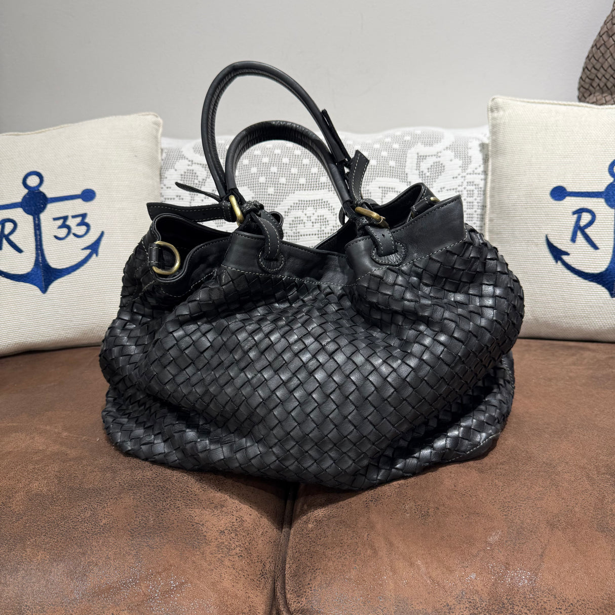 Borsa Intreccio Big Black