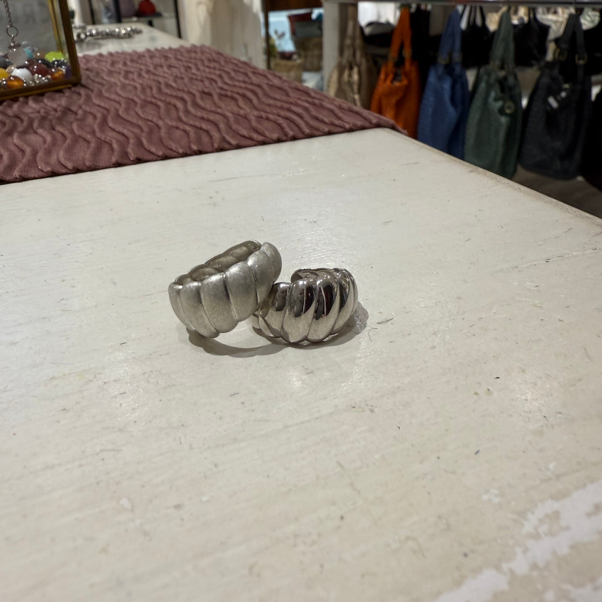 Coppia fasce Croissant Argento925