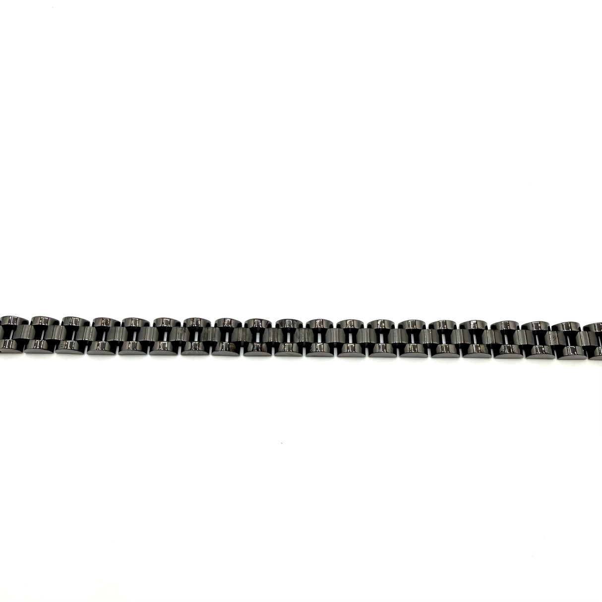 Bracciale Maglia Milano acciaio inossidabile Black