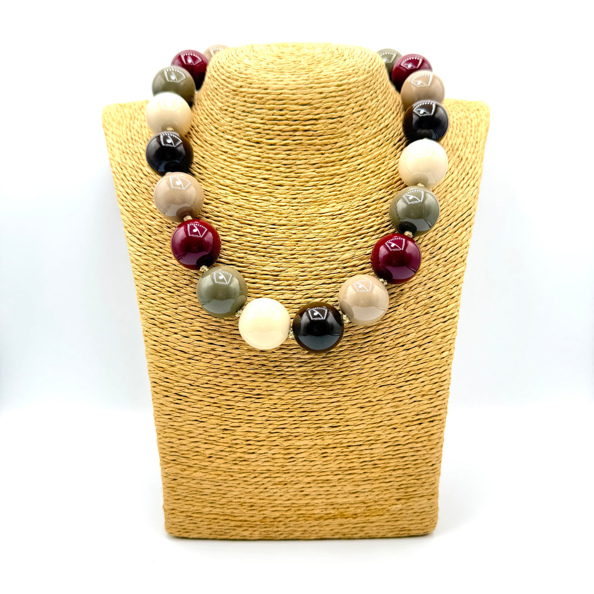 Collana sfere in Resina Multicolor 3