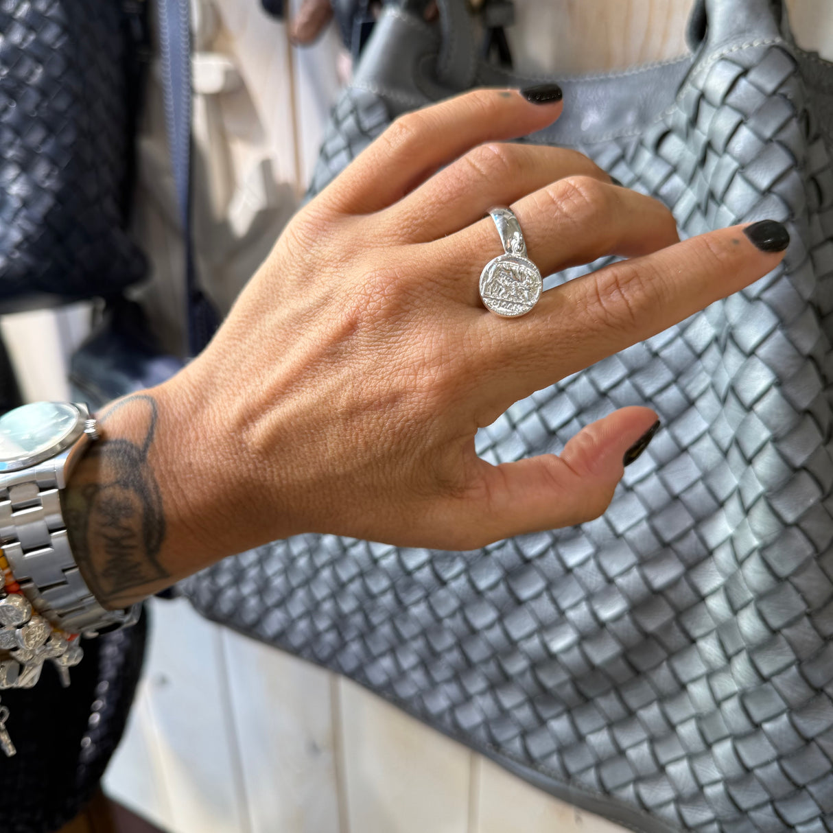 Fede Argento925 con Moneta Bizantina