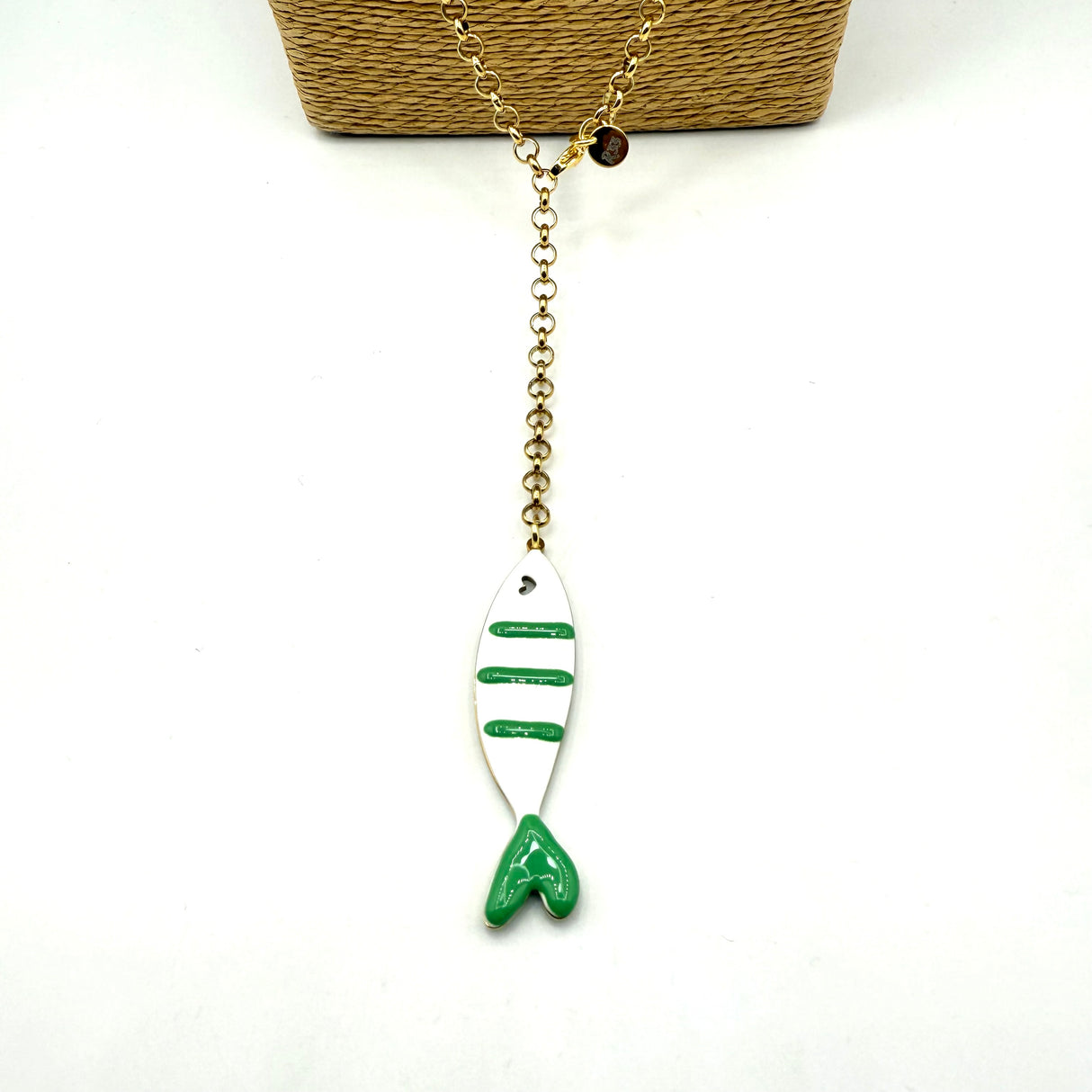 Collana Sardina Acciaio inossidabile