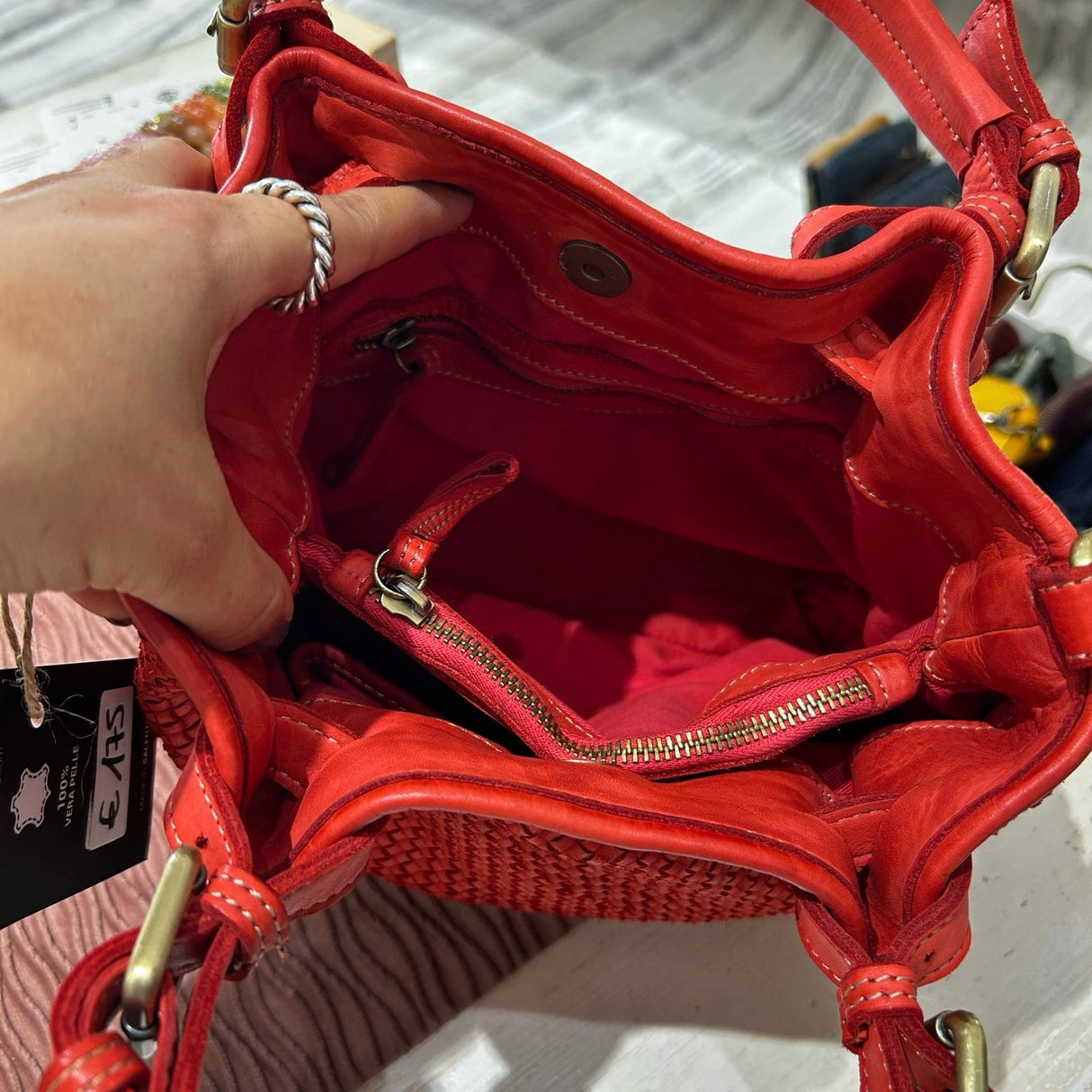 Borsa Rachele Small Rossa