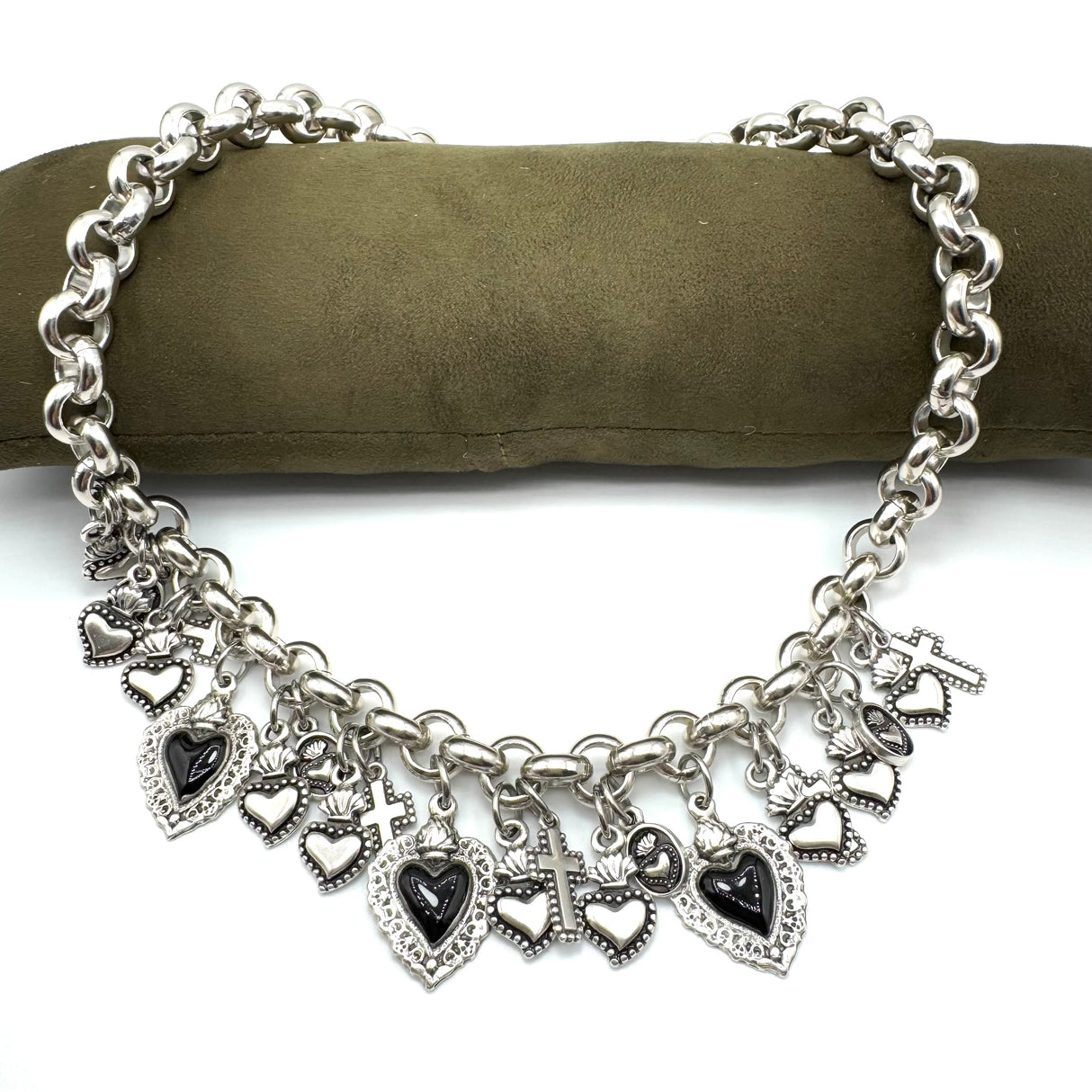 Collana Lucky Cuore Sacro Black