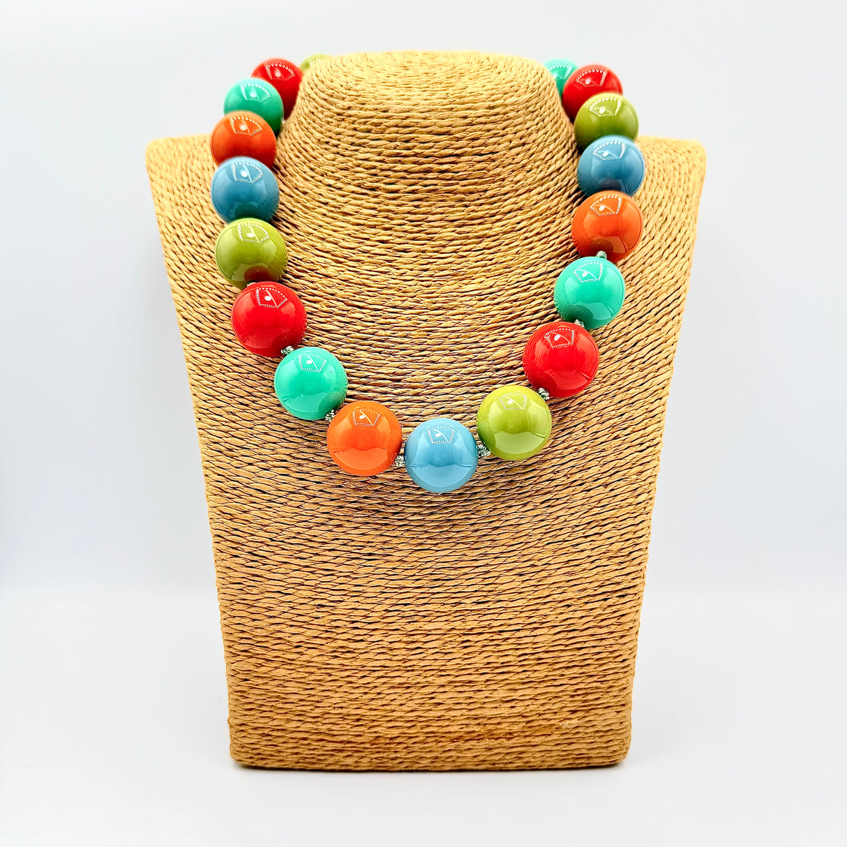 Collana sfere in Resina Multicolor 2