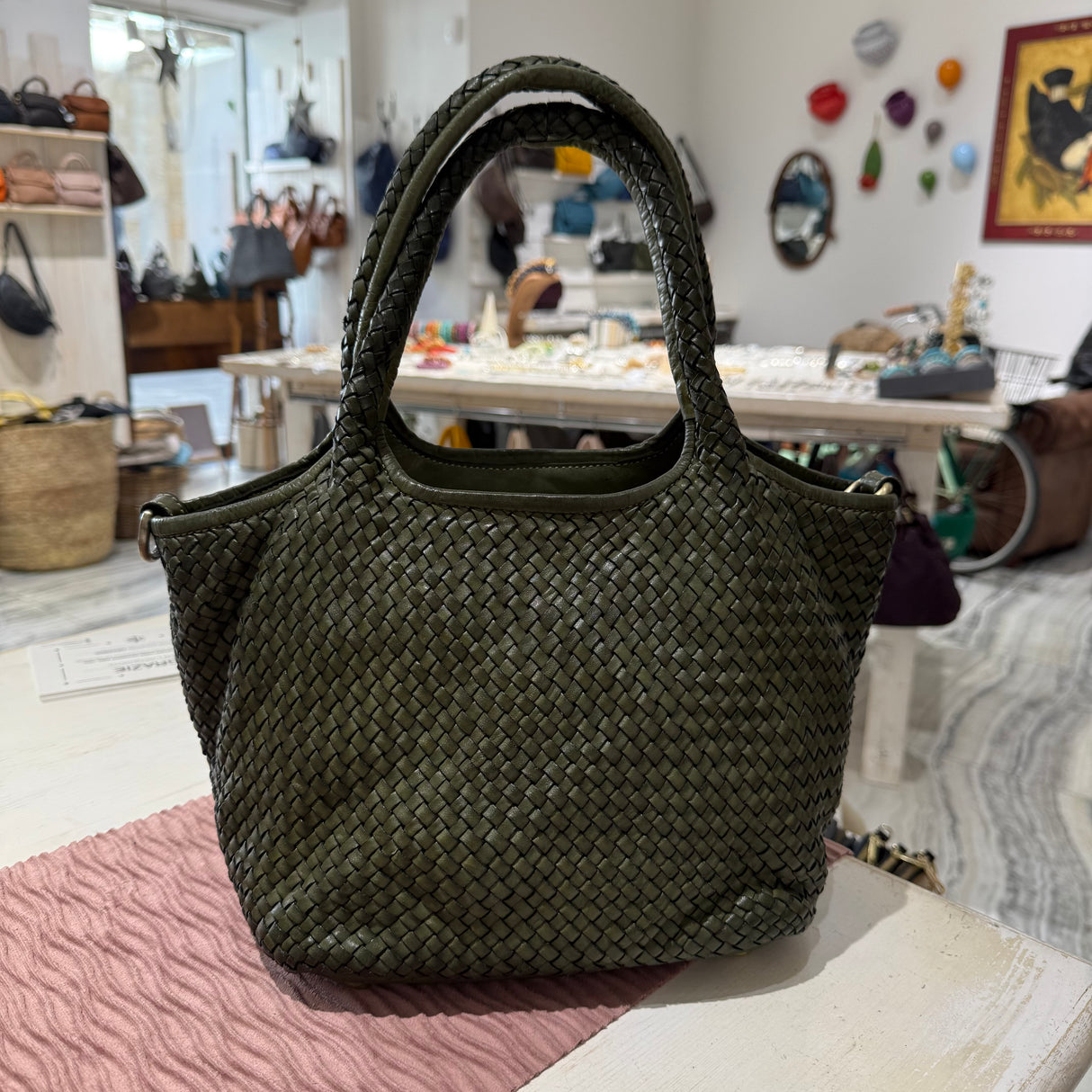 Borsa Hermione Verde Militare