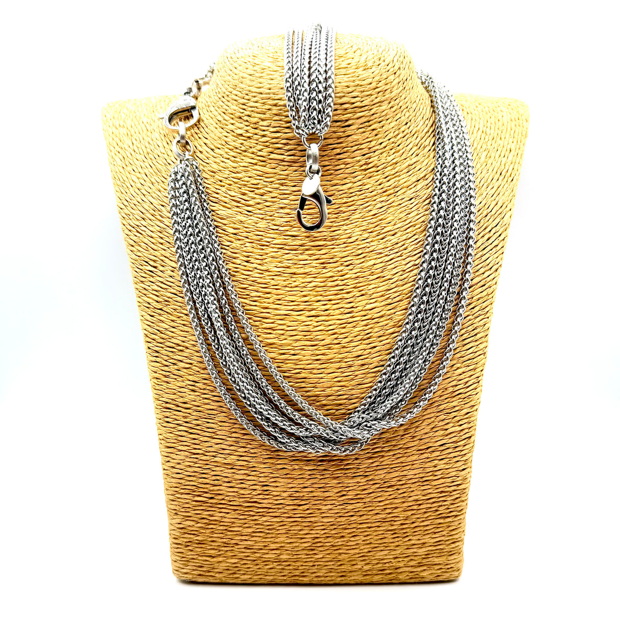 Collana e bracciale Multifili Spiga DUO