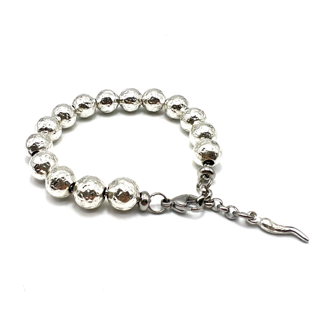 Bracciale Sfere big Argento925 Corno