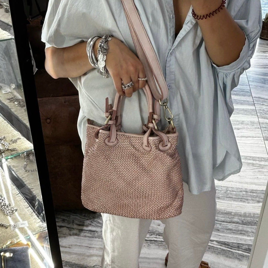 Borsa Rachele Small Cipria