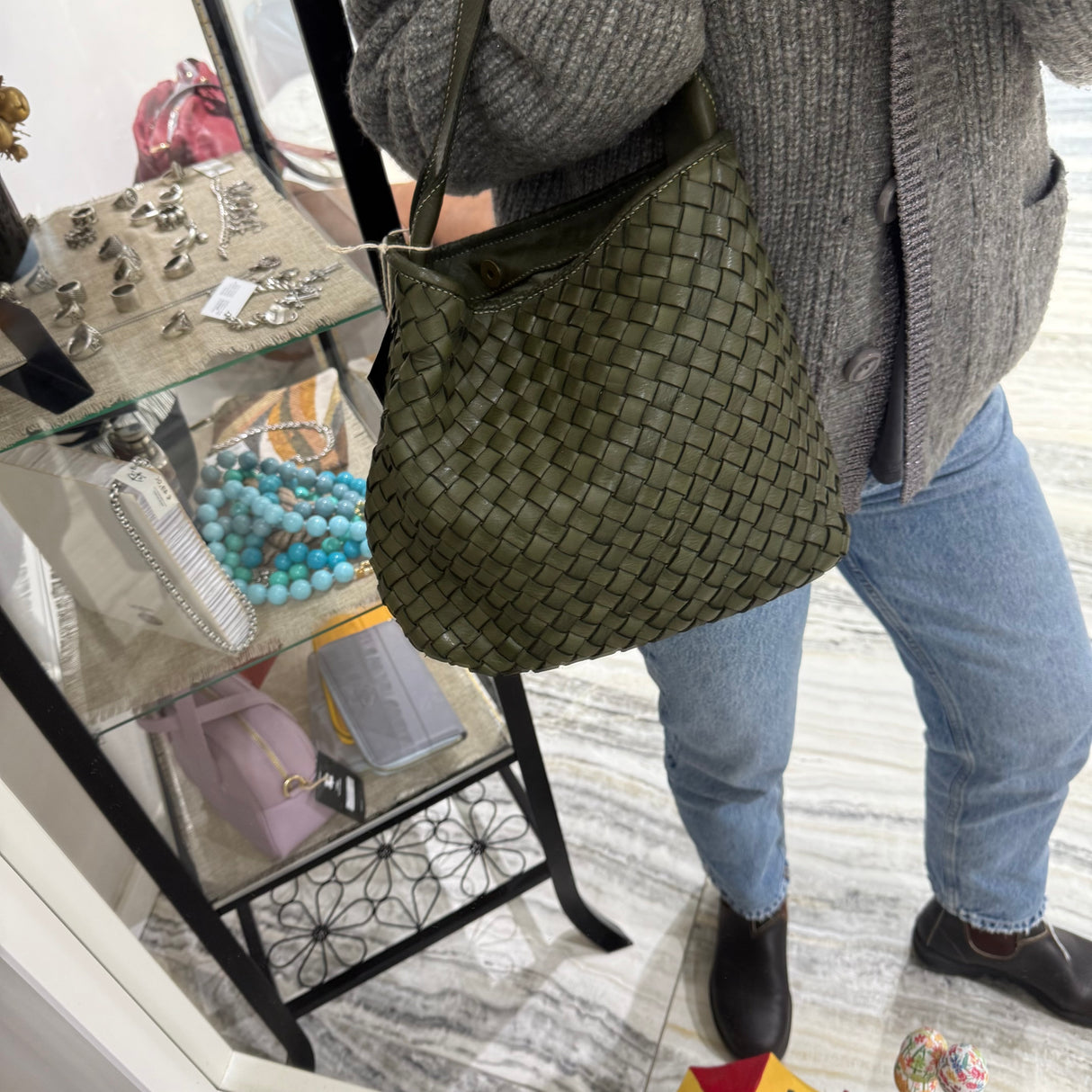 Borsa Mirtilla Big Verde Militare