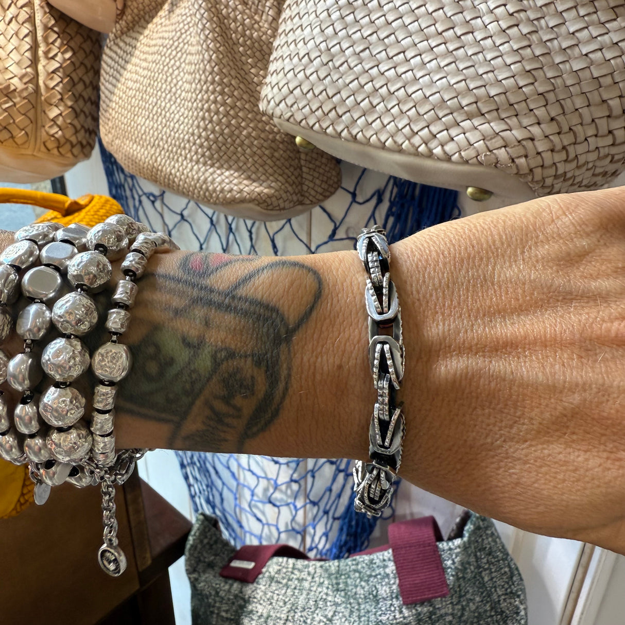 Bracciale Bizantina Squadrata BIG