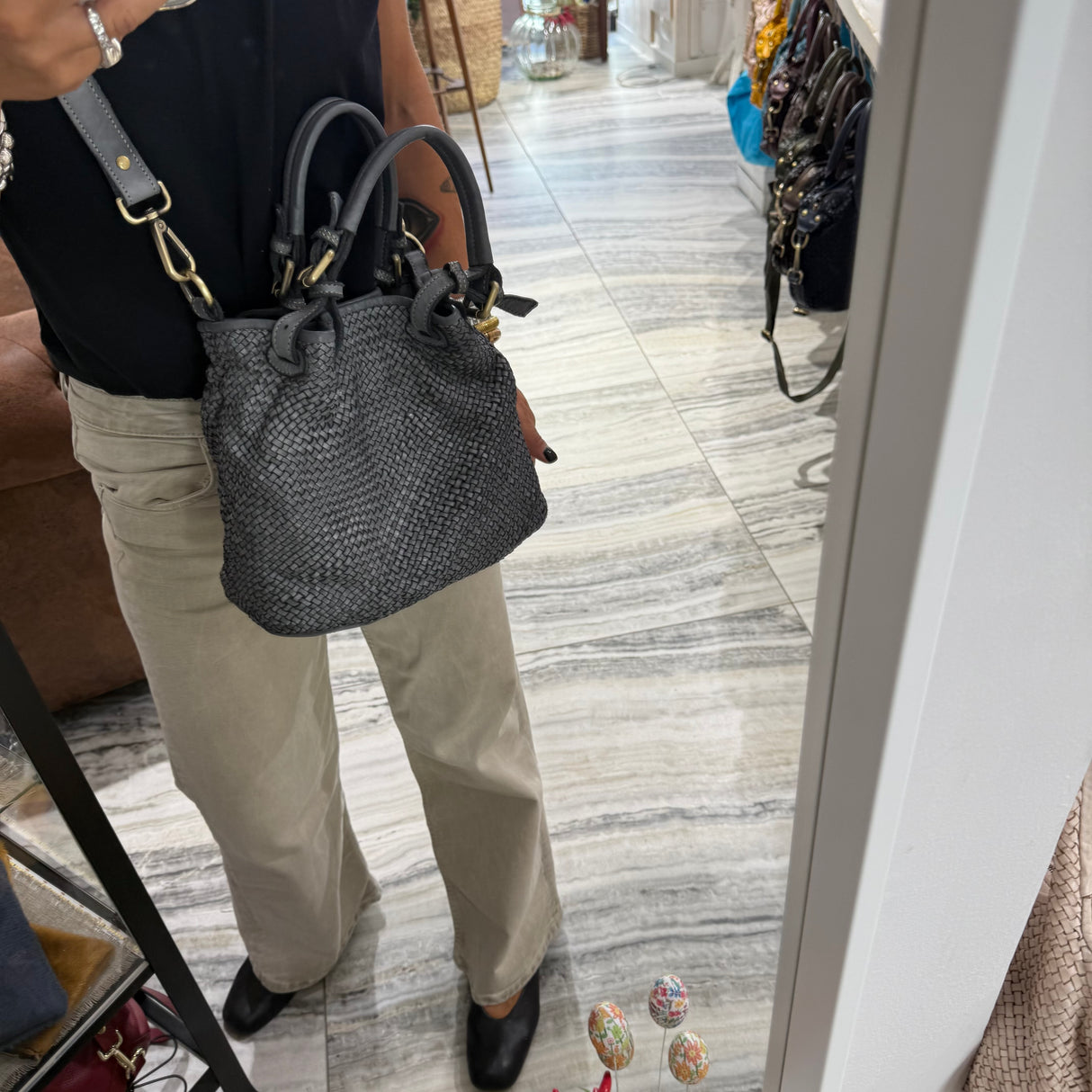 Borsa Rachele Small Grigio chiaro