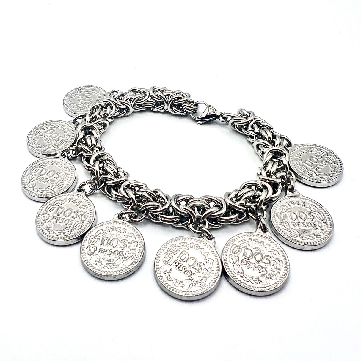 Bracciale Bizantina Media con Monete