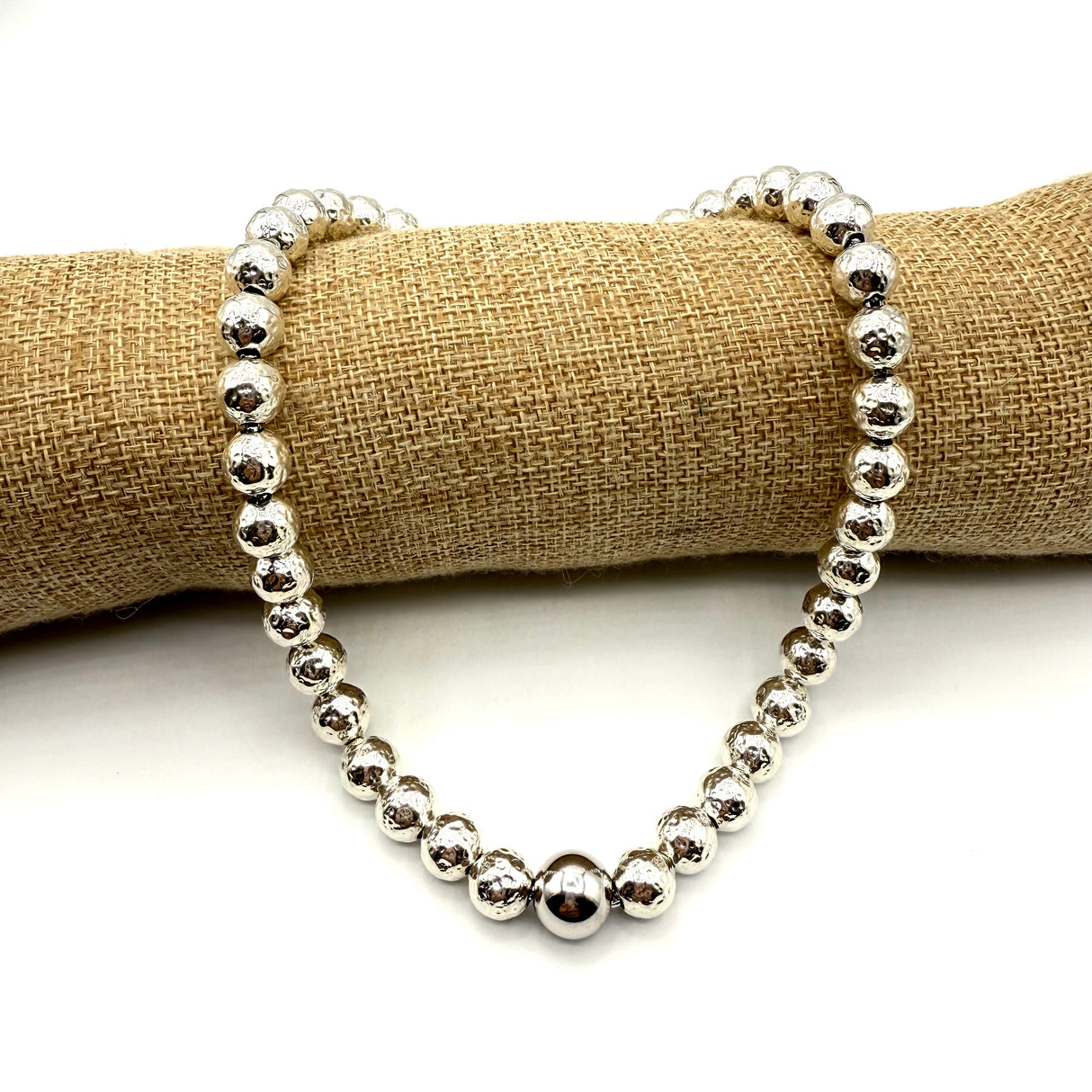 Collana Pepite Sfere Argento925