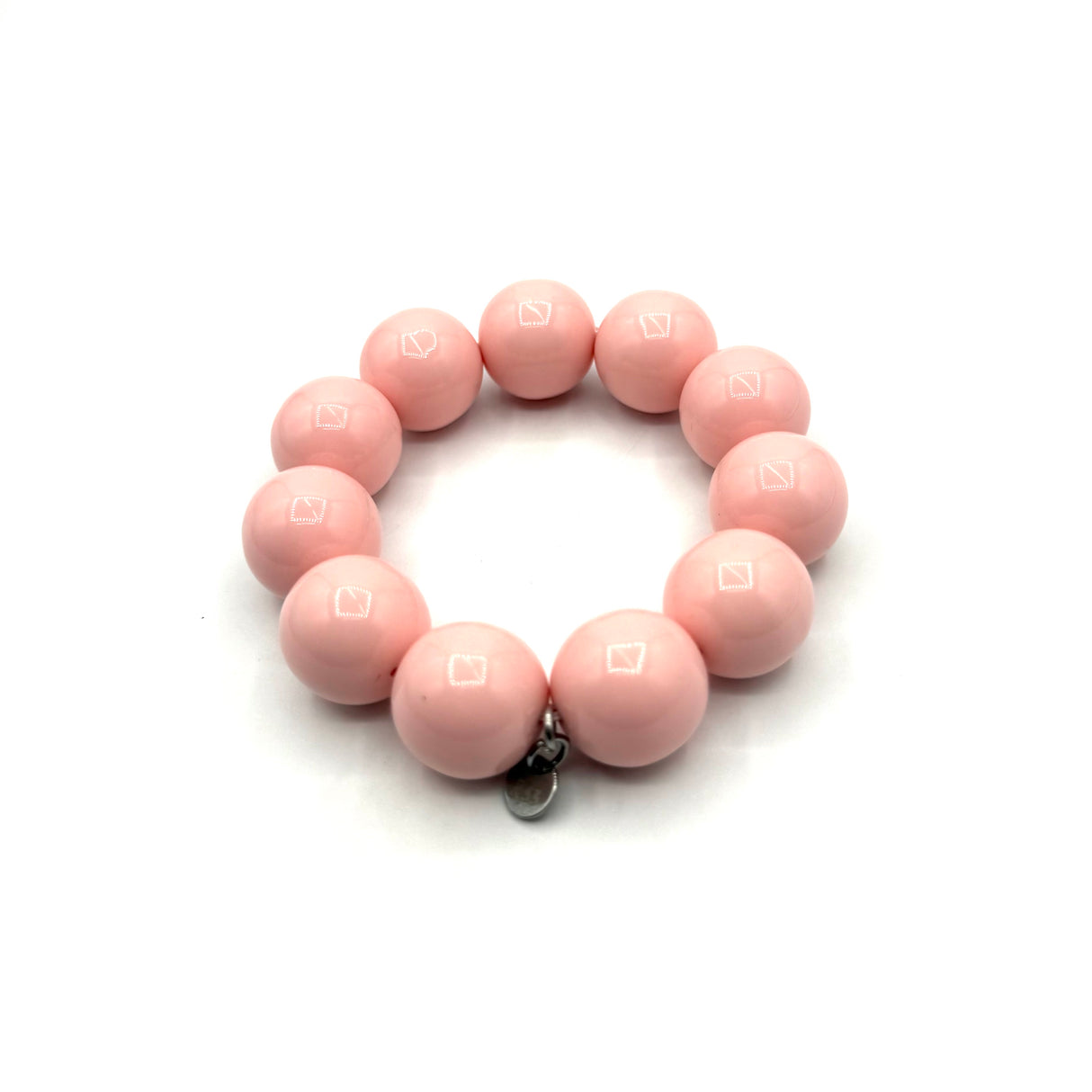 Bracciale sfere in Resina Pink Babol