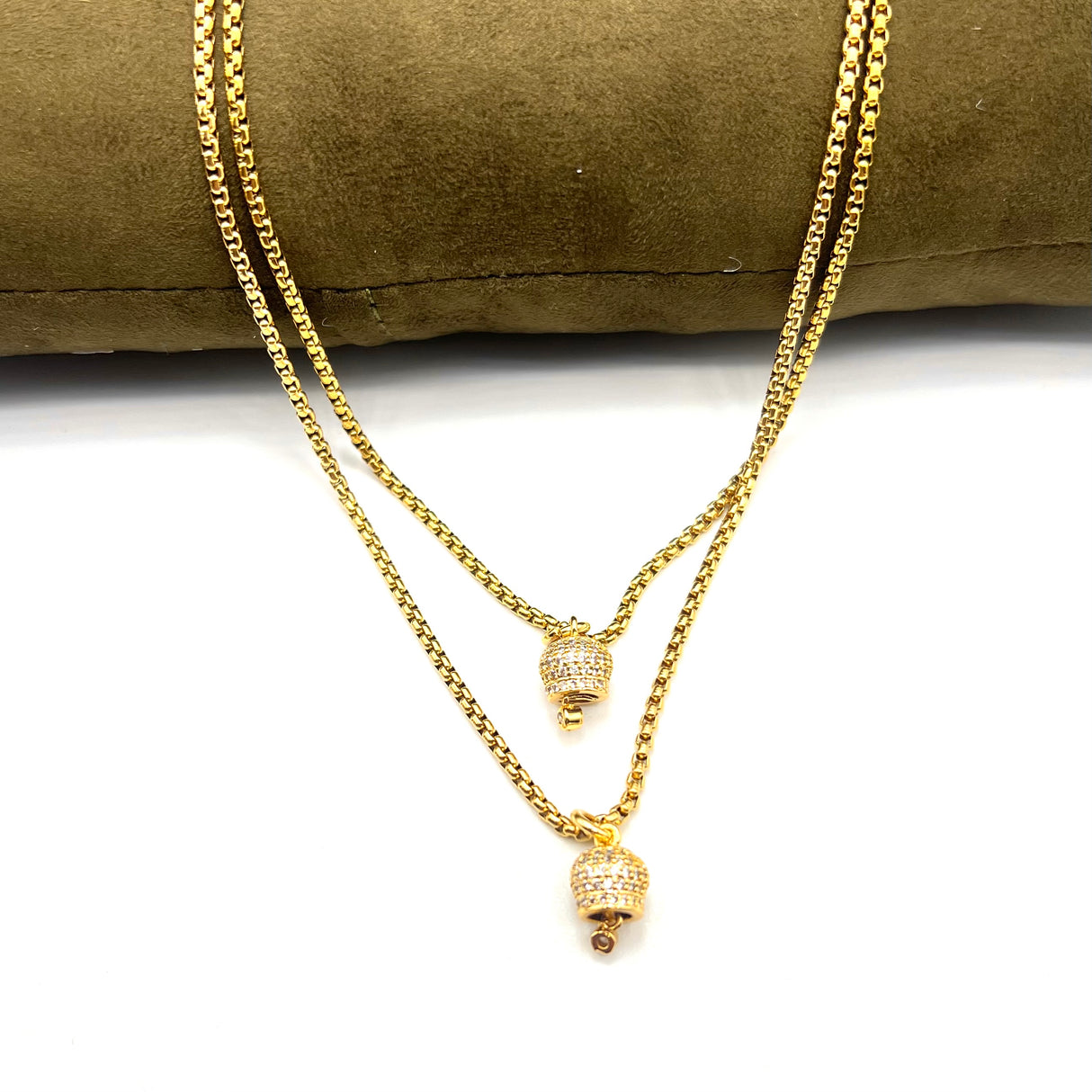 Collana doppia Campanella Gold