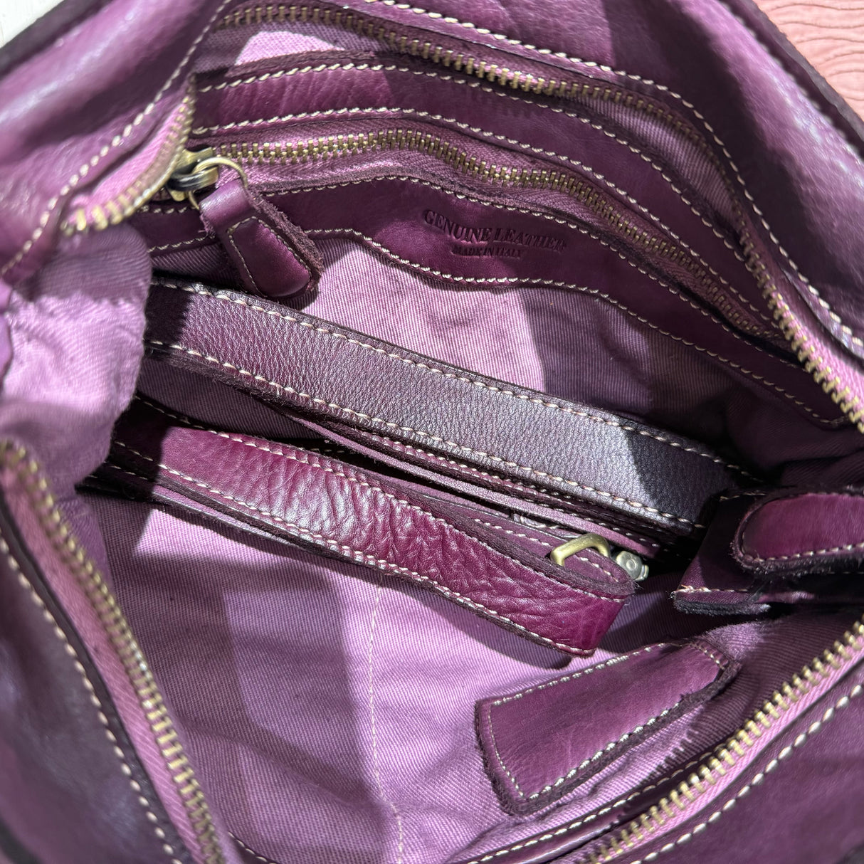 Pochette Intreccio Borgogna