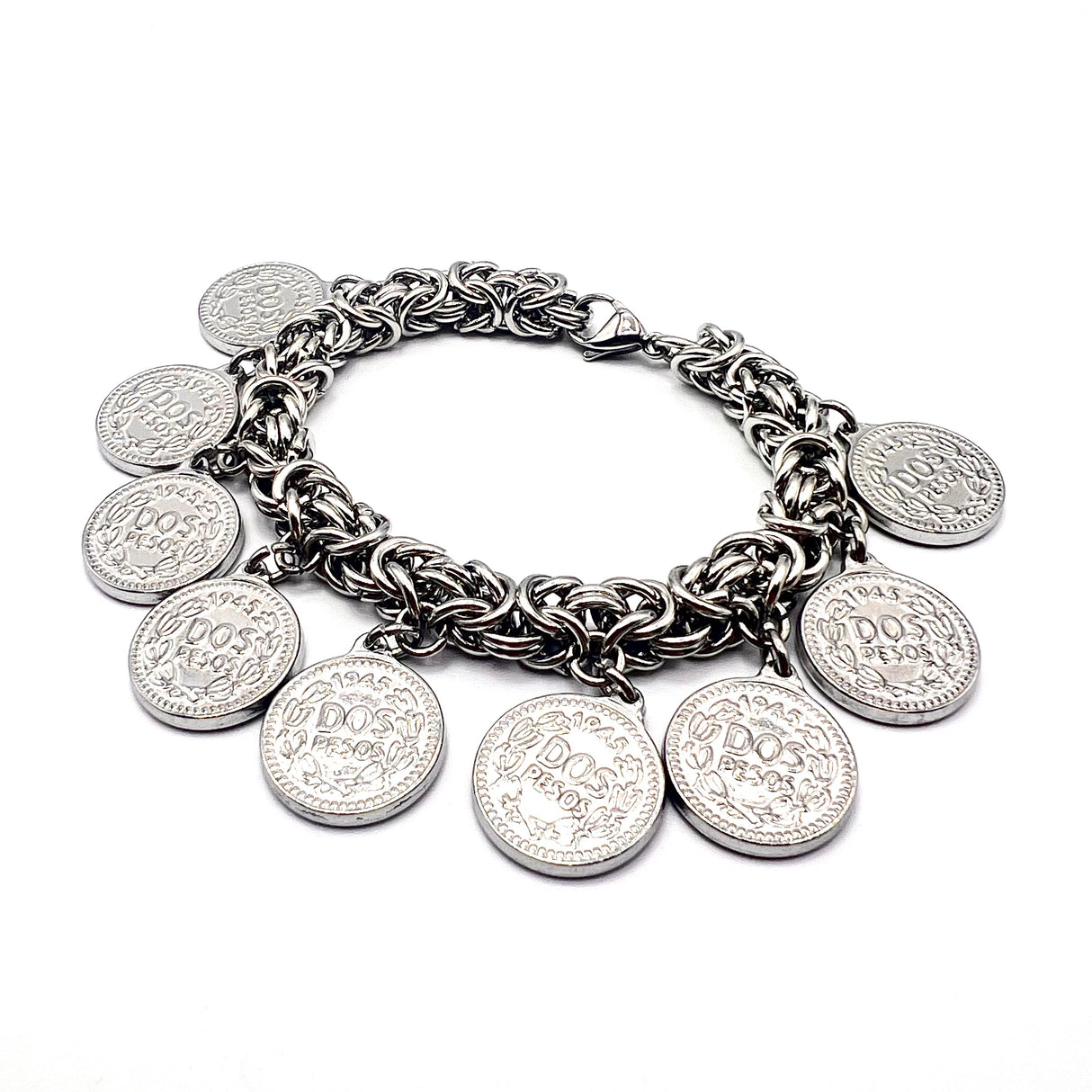 Bracciale Bizantina Media con Monete