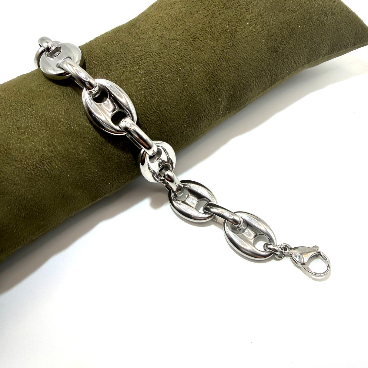 Bracciale Catena Marinara acciaio Big