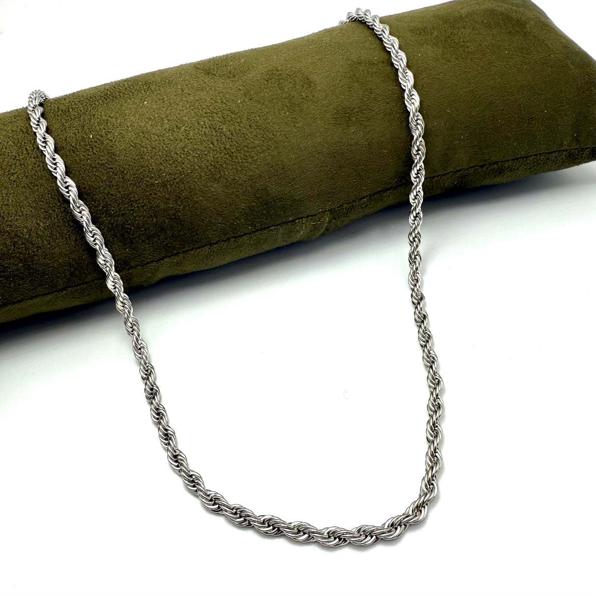 Collana Torcione Acciaio 4 mm