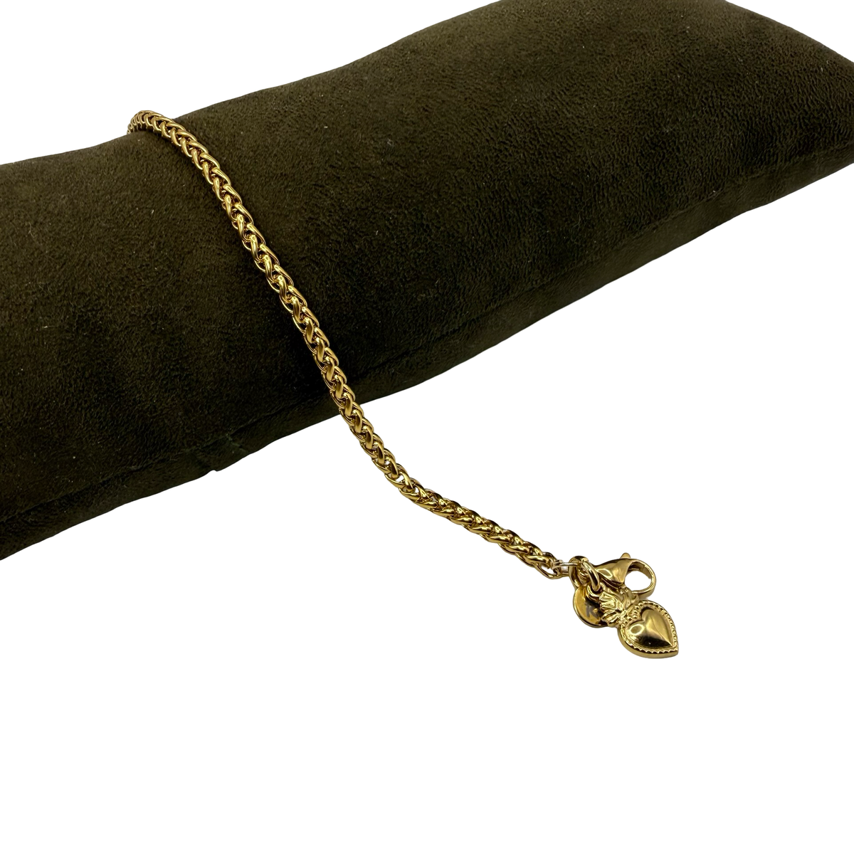 Bracciale spiga Cuore Sacro gold
