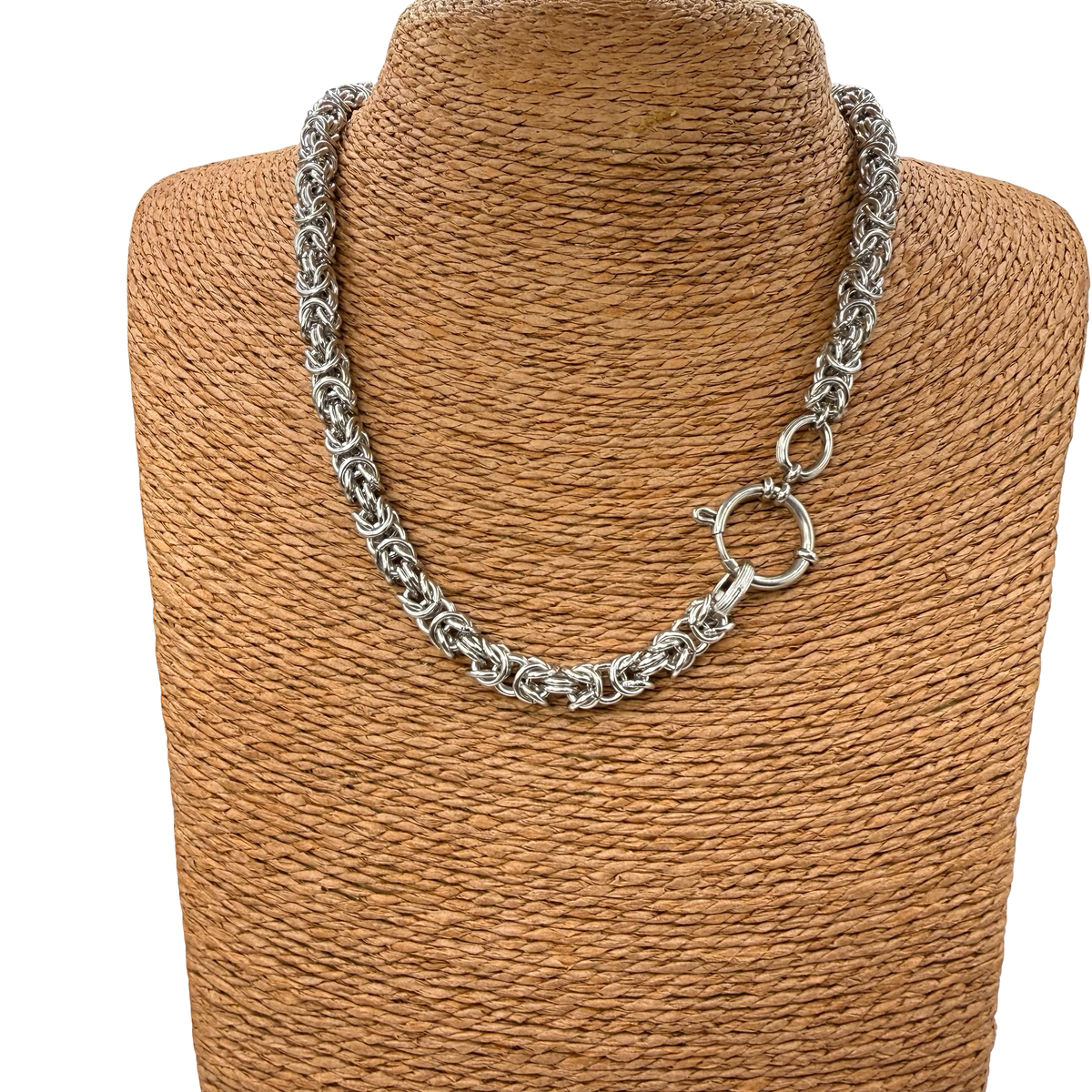 COLLANA BIZANTINA SMALL GANCIO AD ANELLO