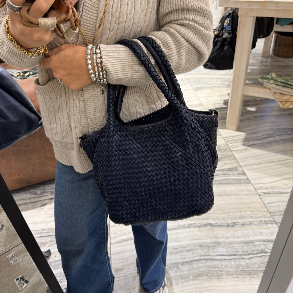 Borsa Hermione big Blu